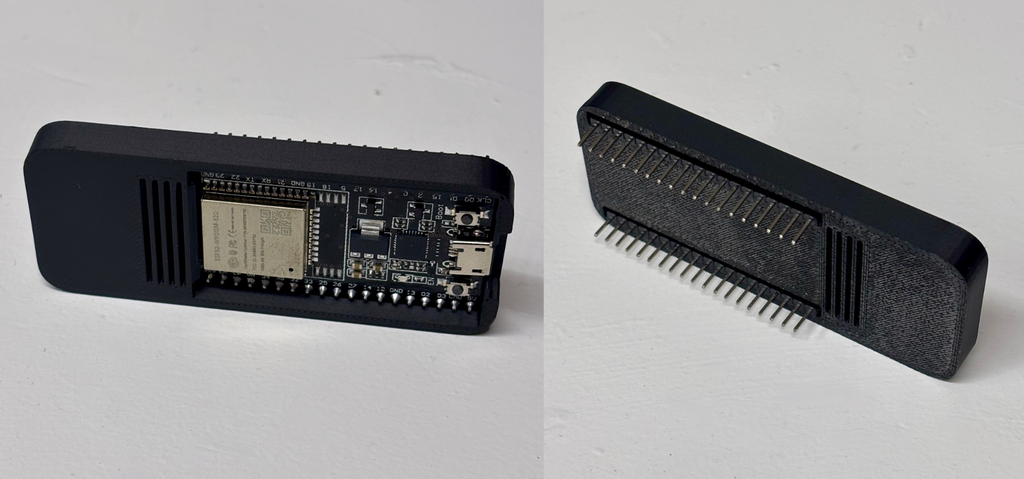 Case for ESP32-WROOM-32D board with longer Wifi