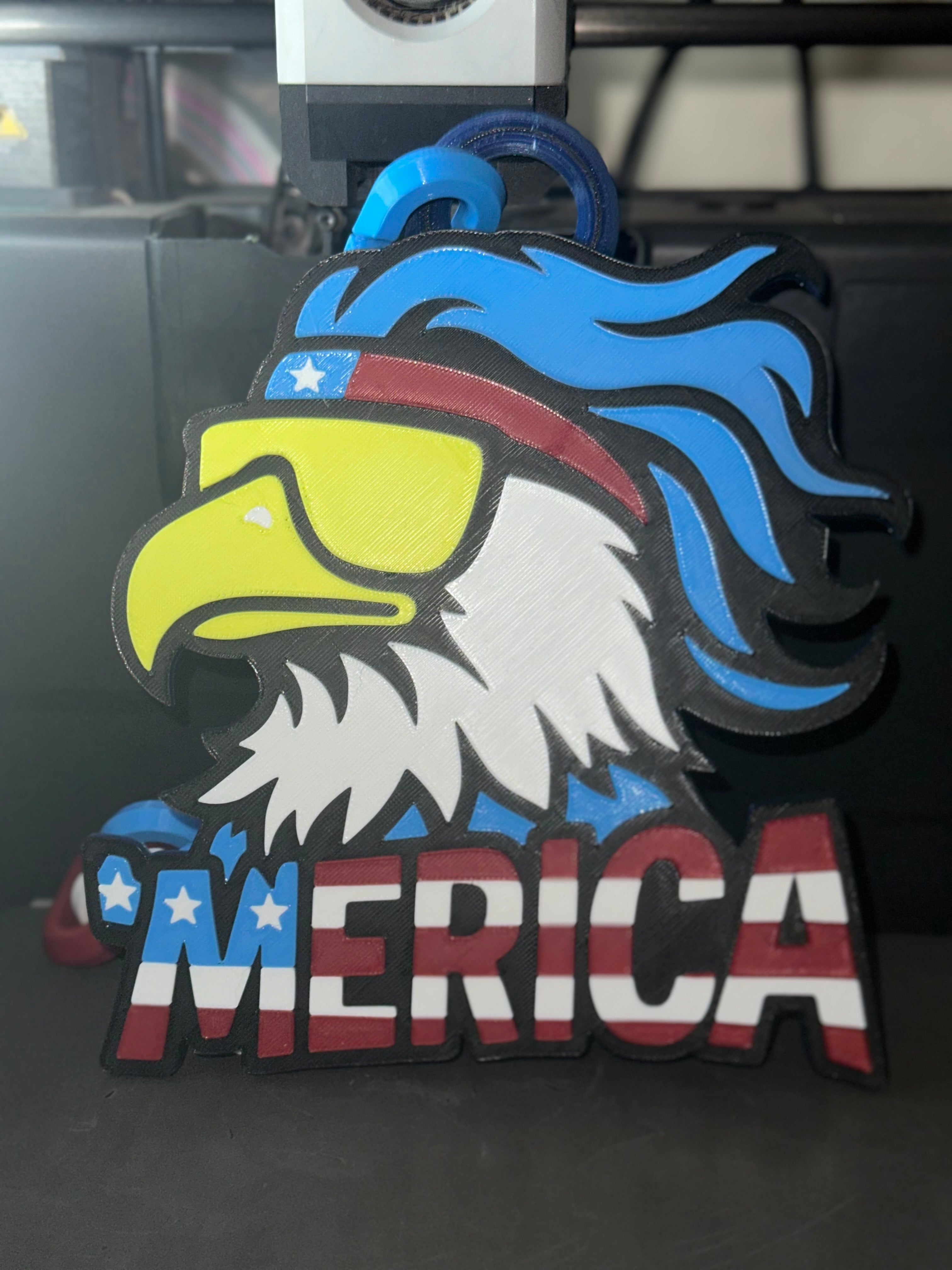 Merica chain pendant