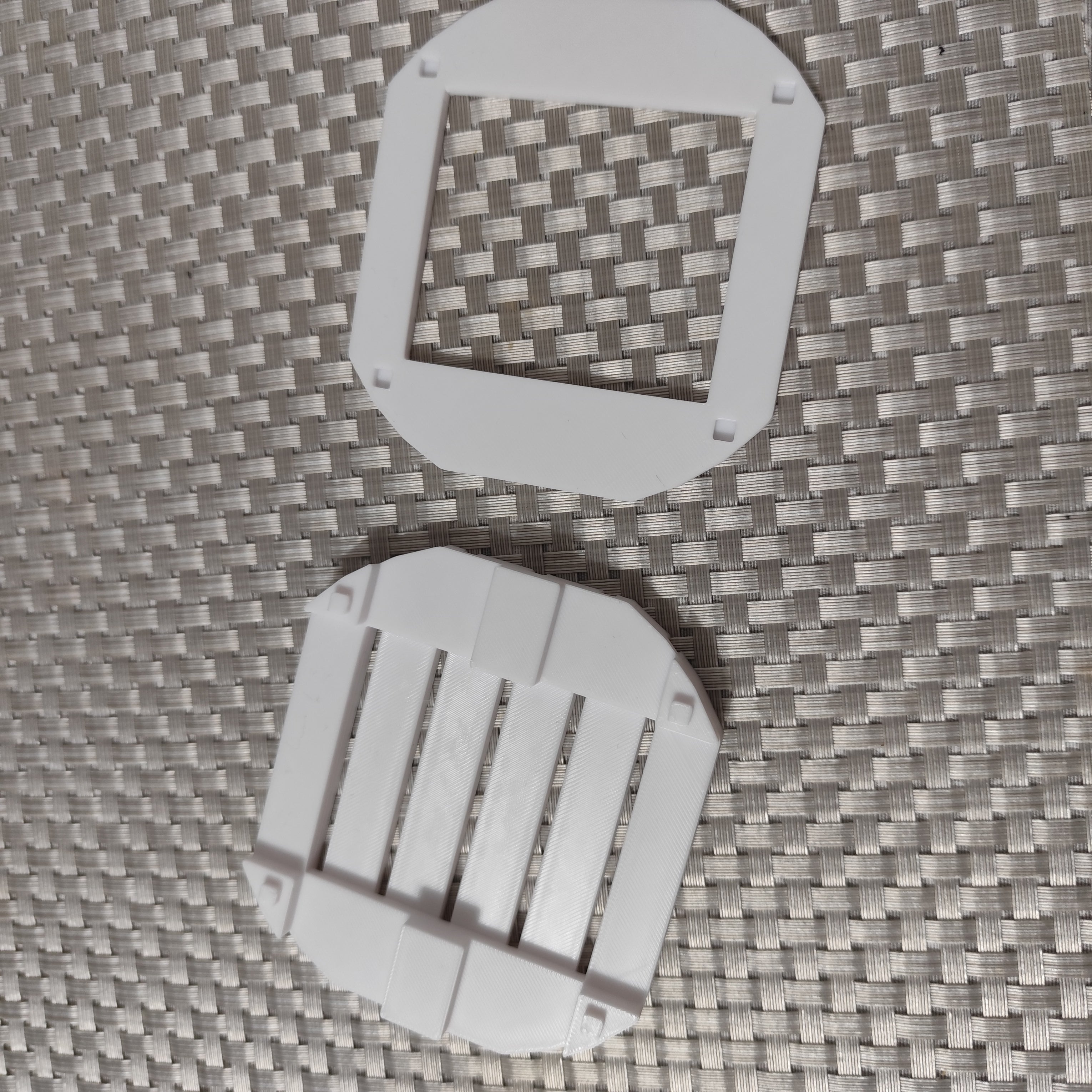 Rounded Pallet-Style Coaster 3D Printable Cup Mat
