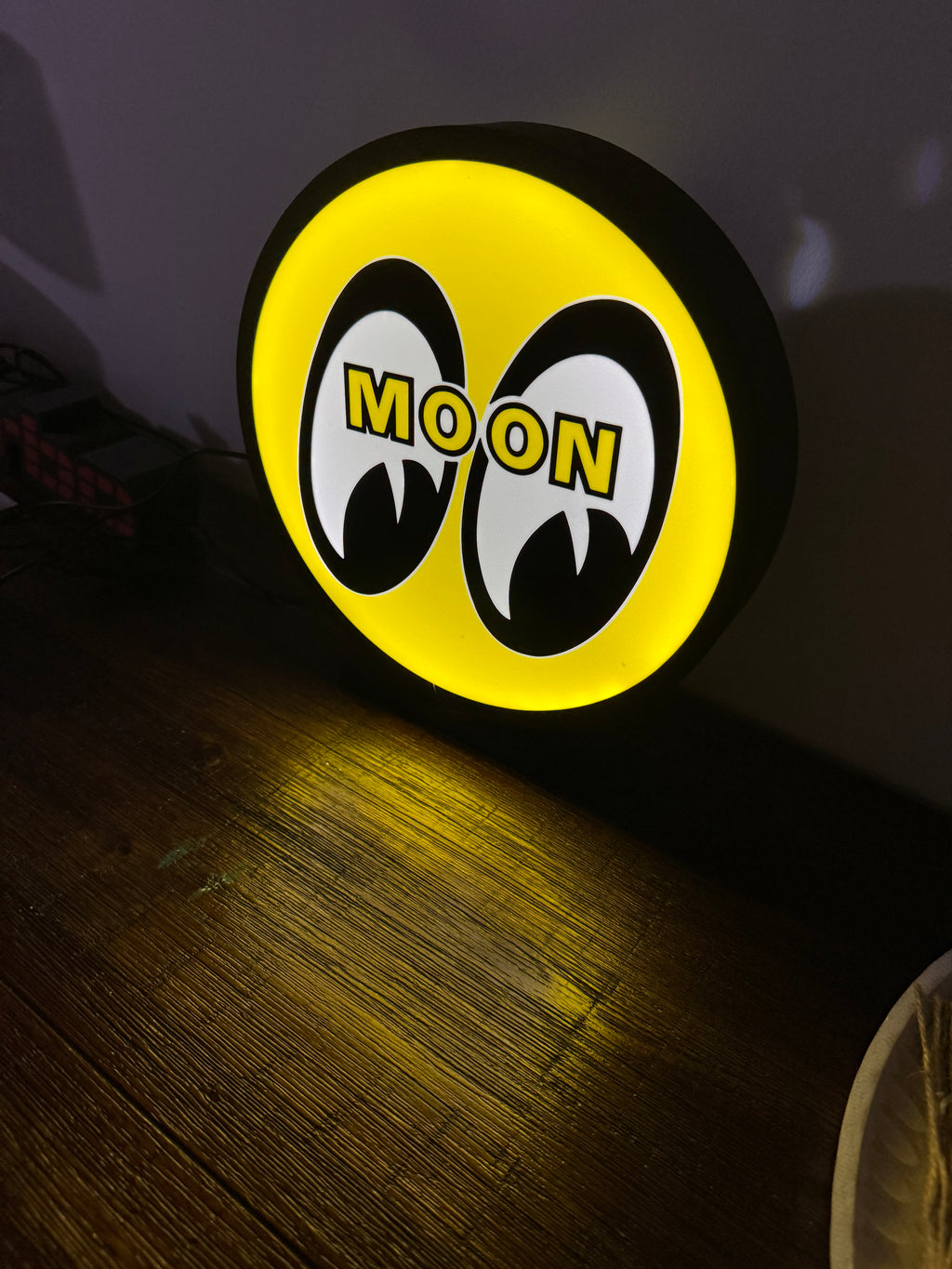 MoonEyes Logo Light Box w/ Stand