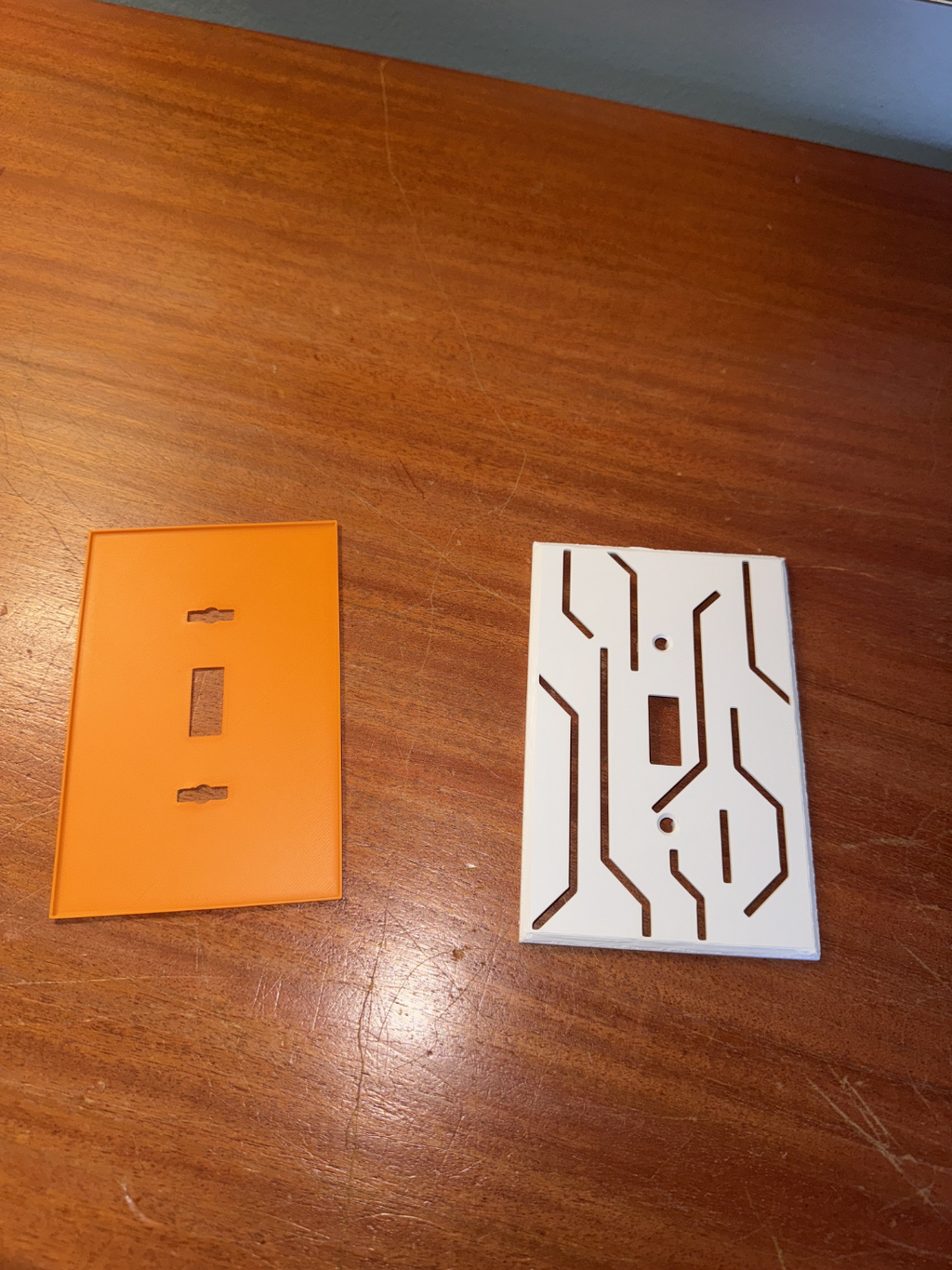 Sci-Fi Light Switch Plate
