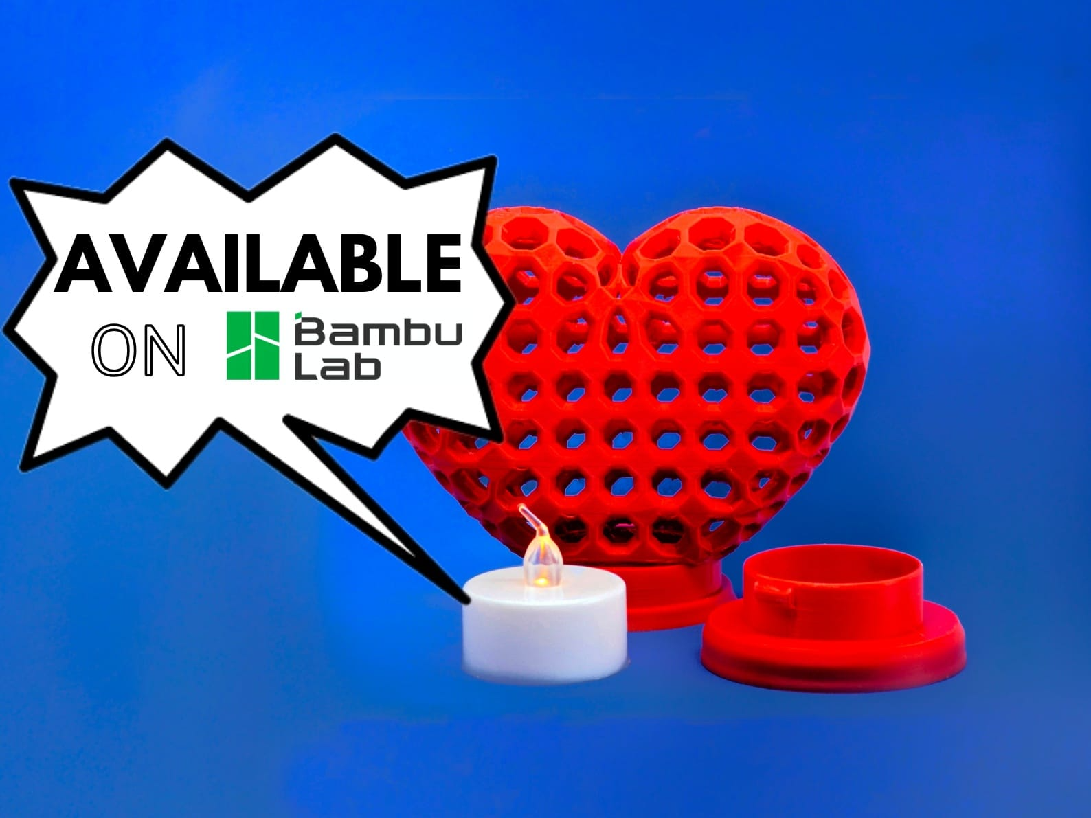 Valentine's Day Tealight Candle