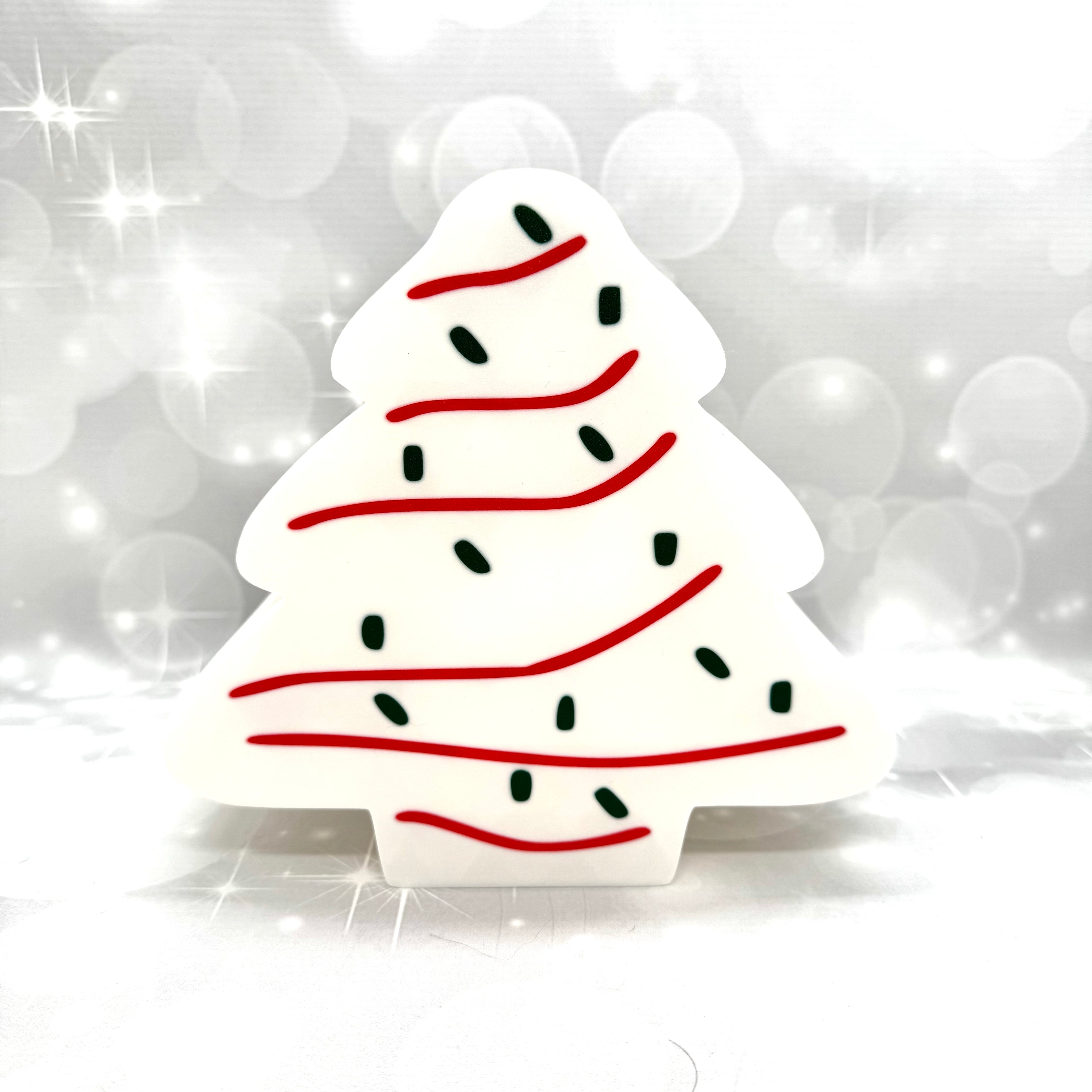 Christmas Tree Snack Cake B&BW Soap Bottle Holder