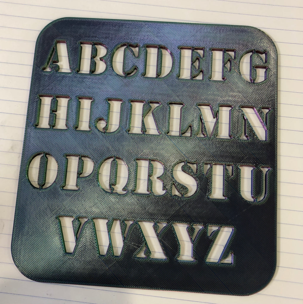 Alphabet Stencil Set (A-Z)