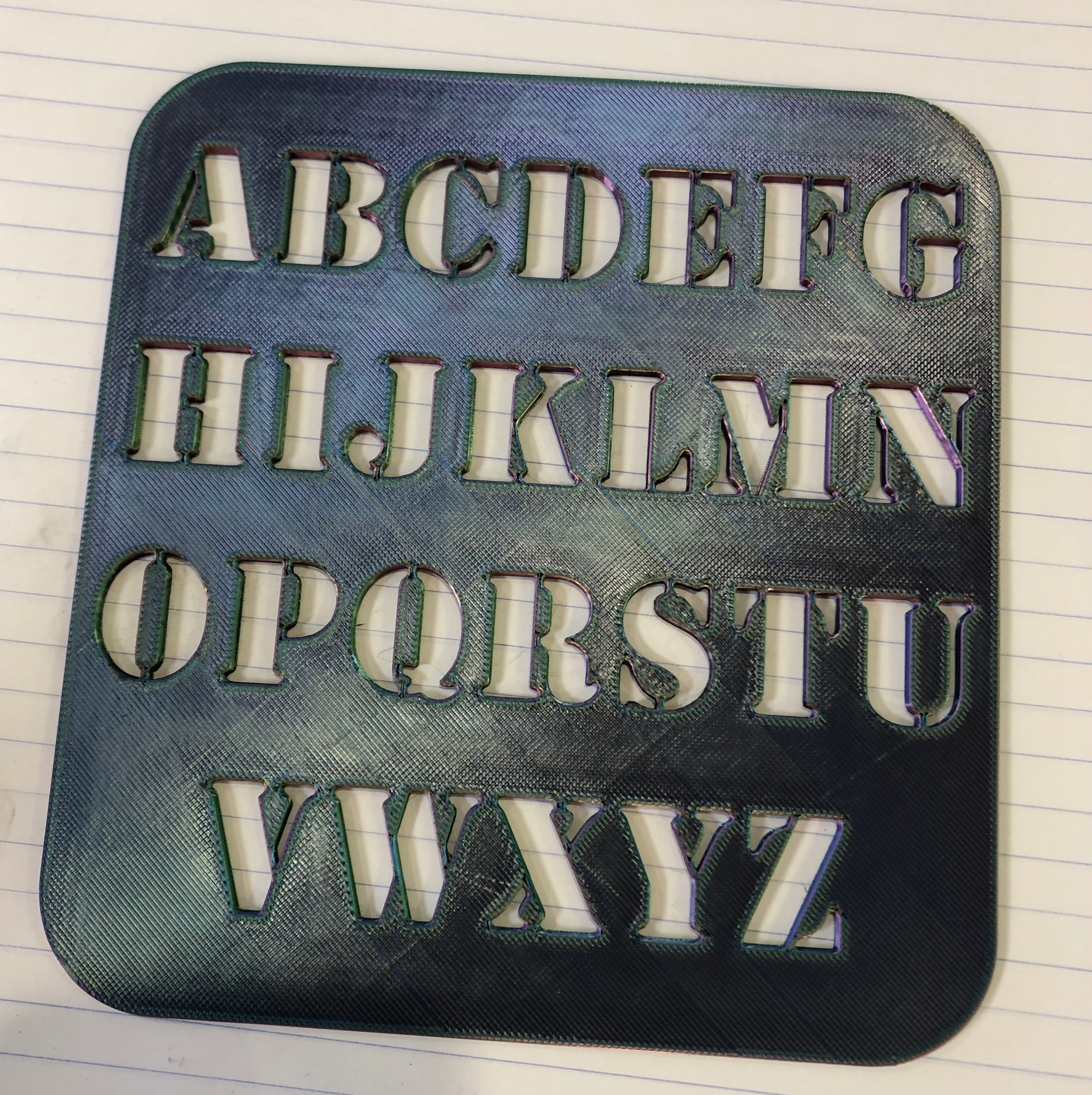 Alphabet Stencil Set (A-Z)