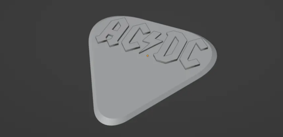 AC/DC plectrum