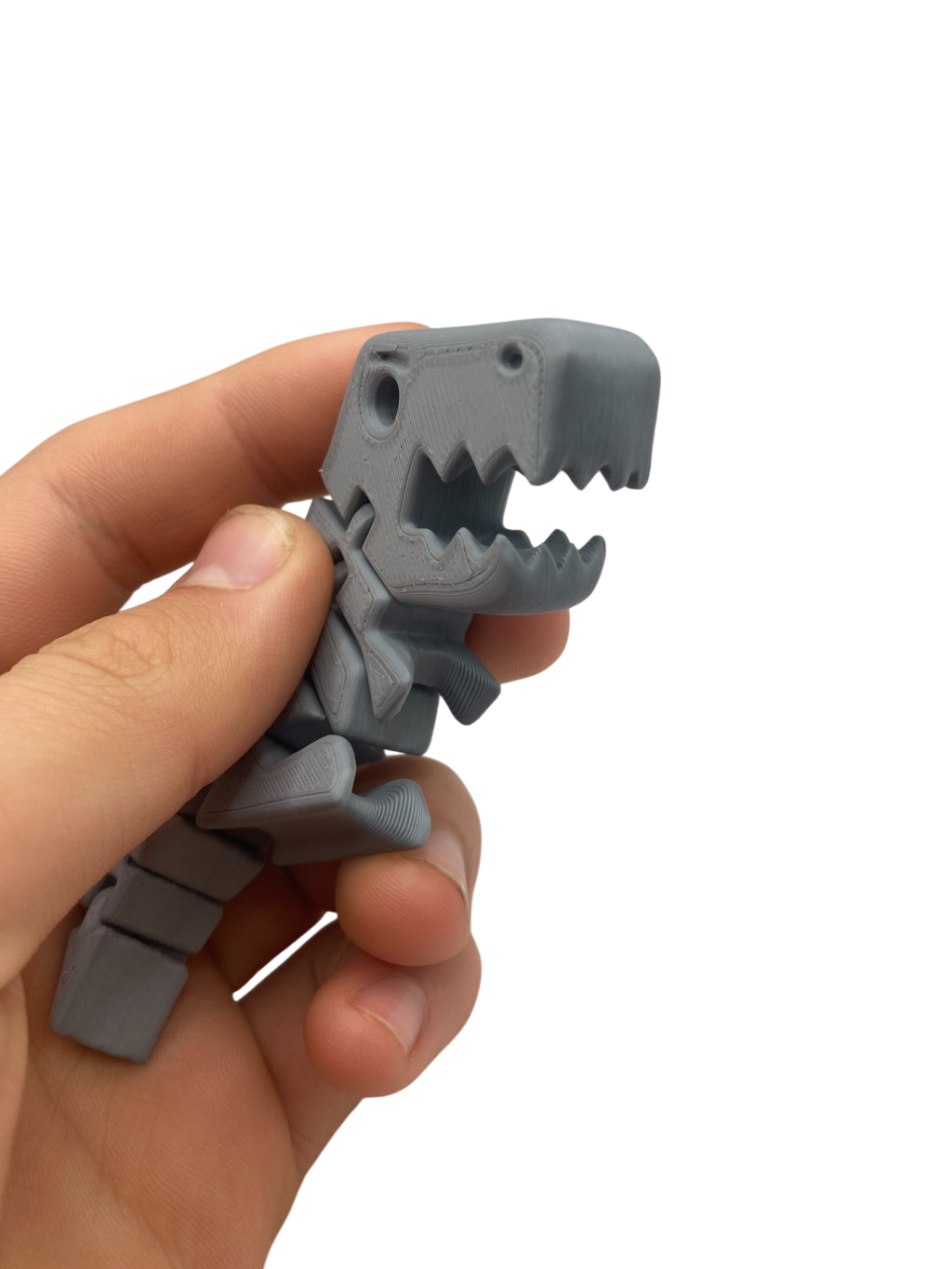 Flexi-Rex with rounded edges and front teeth