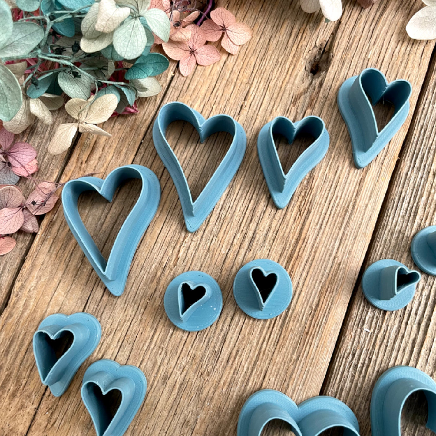 Heart Shaped Stud Earring Cutters