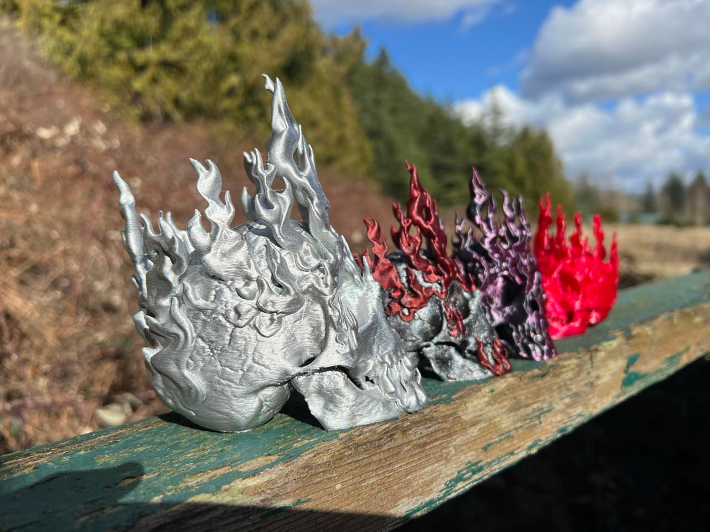 Fire Skull / flame skull