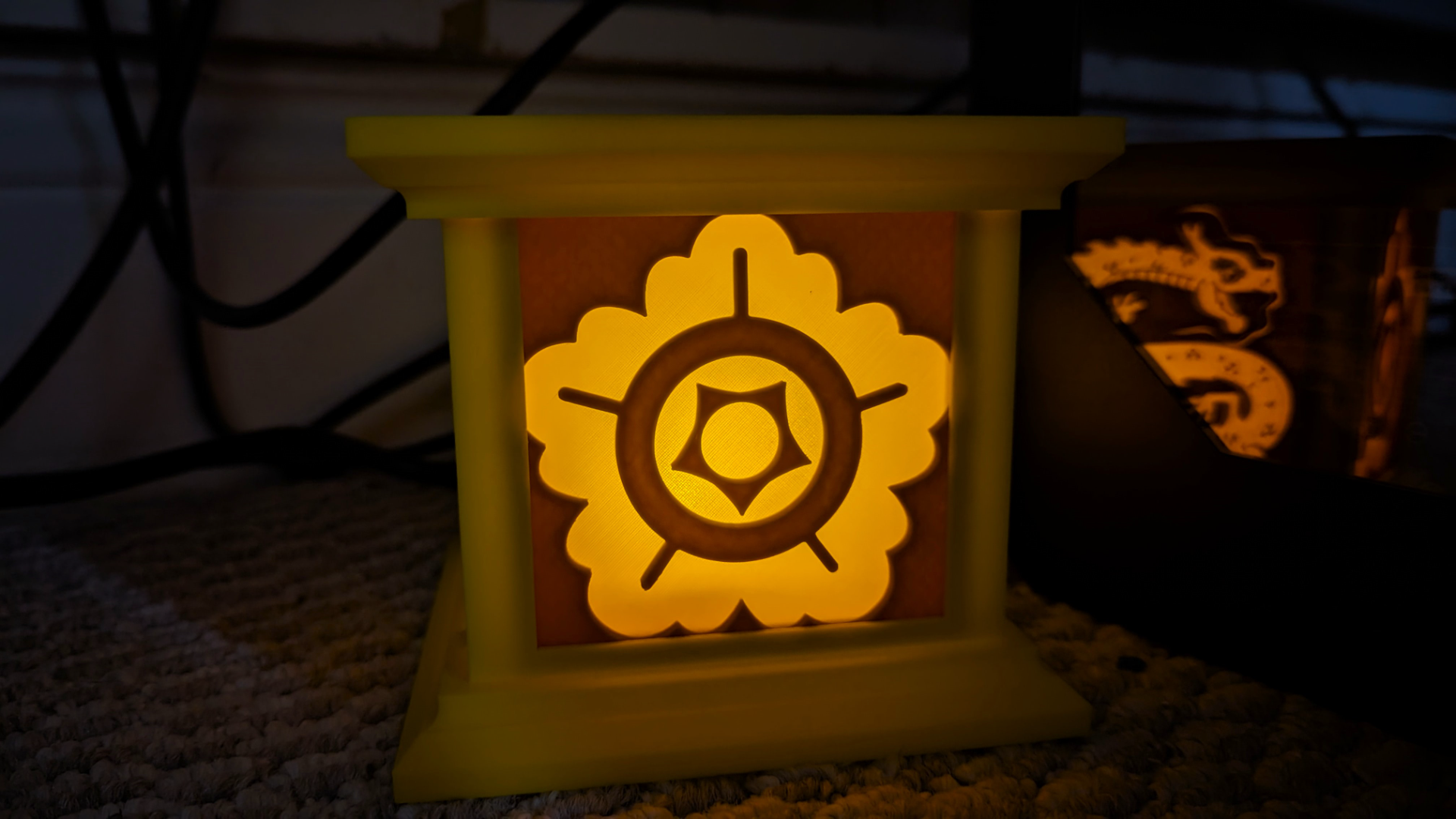 Dragon Tea Light Lantern Chinese New Year