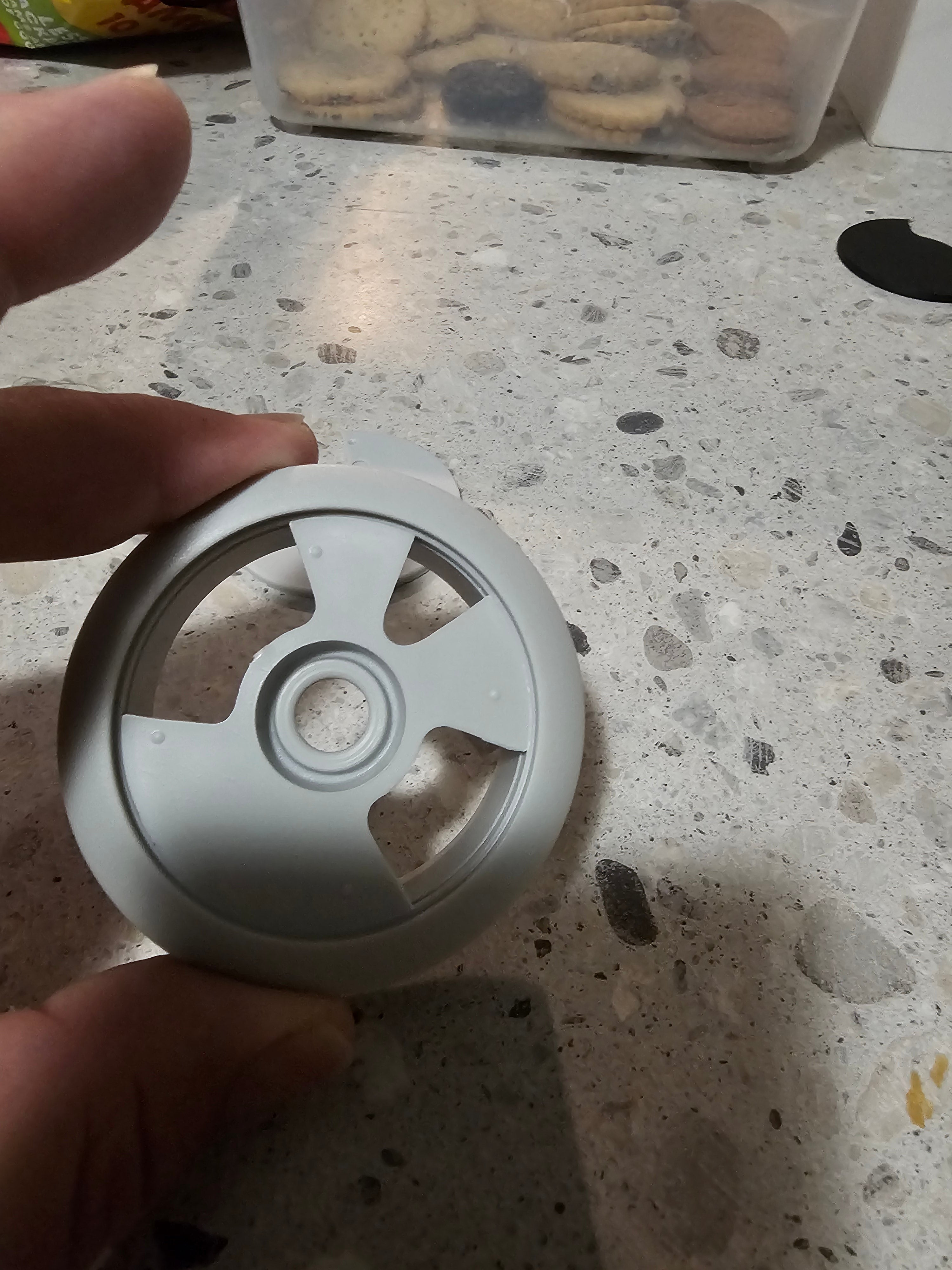 Cable tidy hole cover