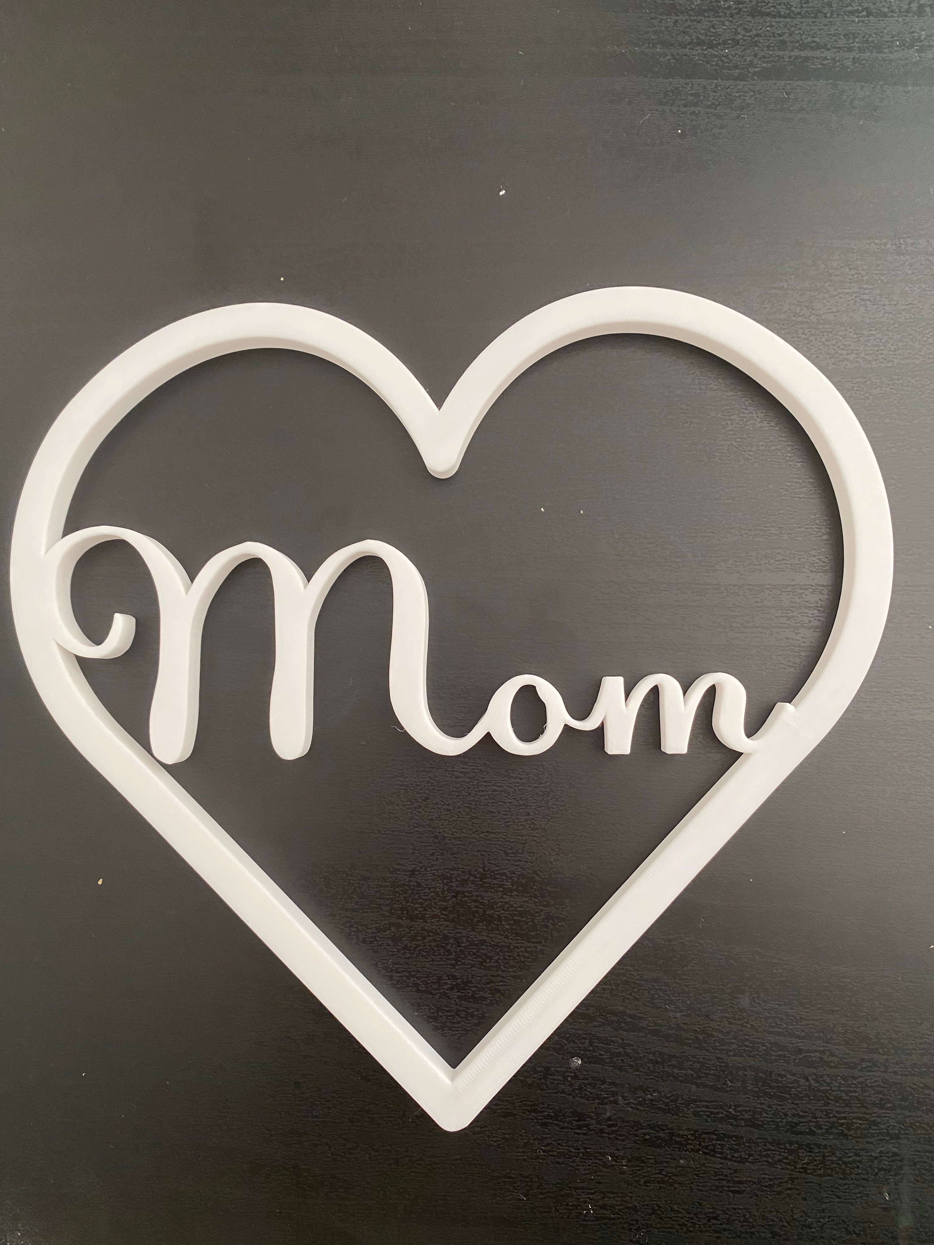 Heart macrame blank for your mommy