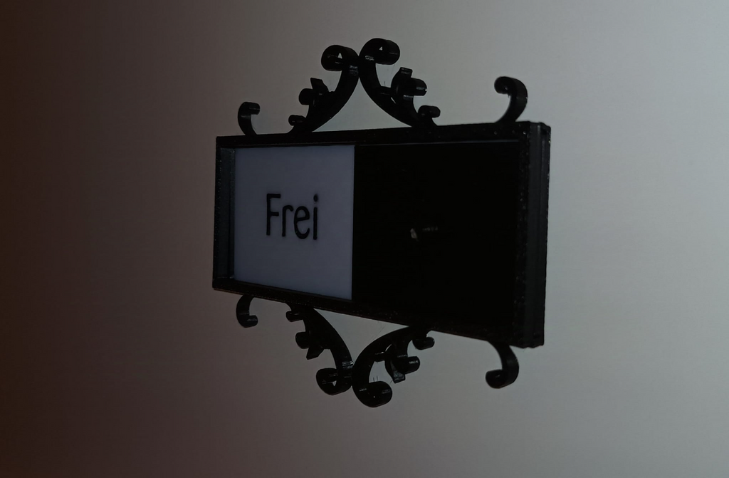 WC-Schild 3 Versionen - ohne Tribal englisch