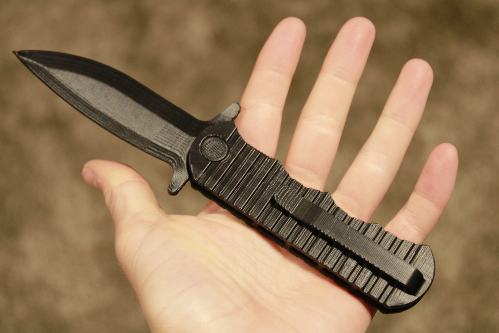 Fully Printable Pocket Knife