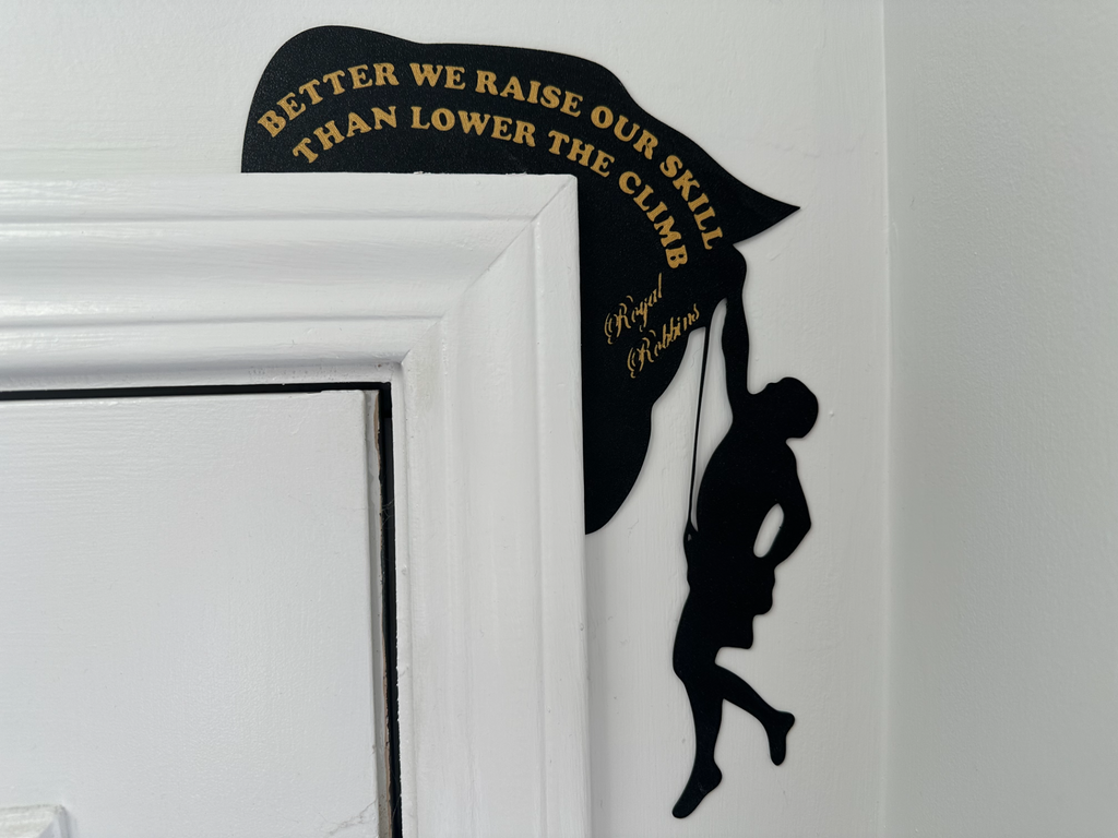 Rock Climber Door Corner