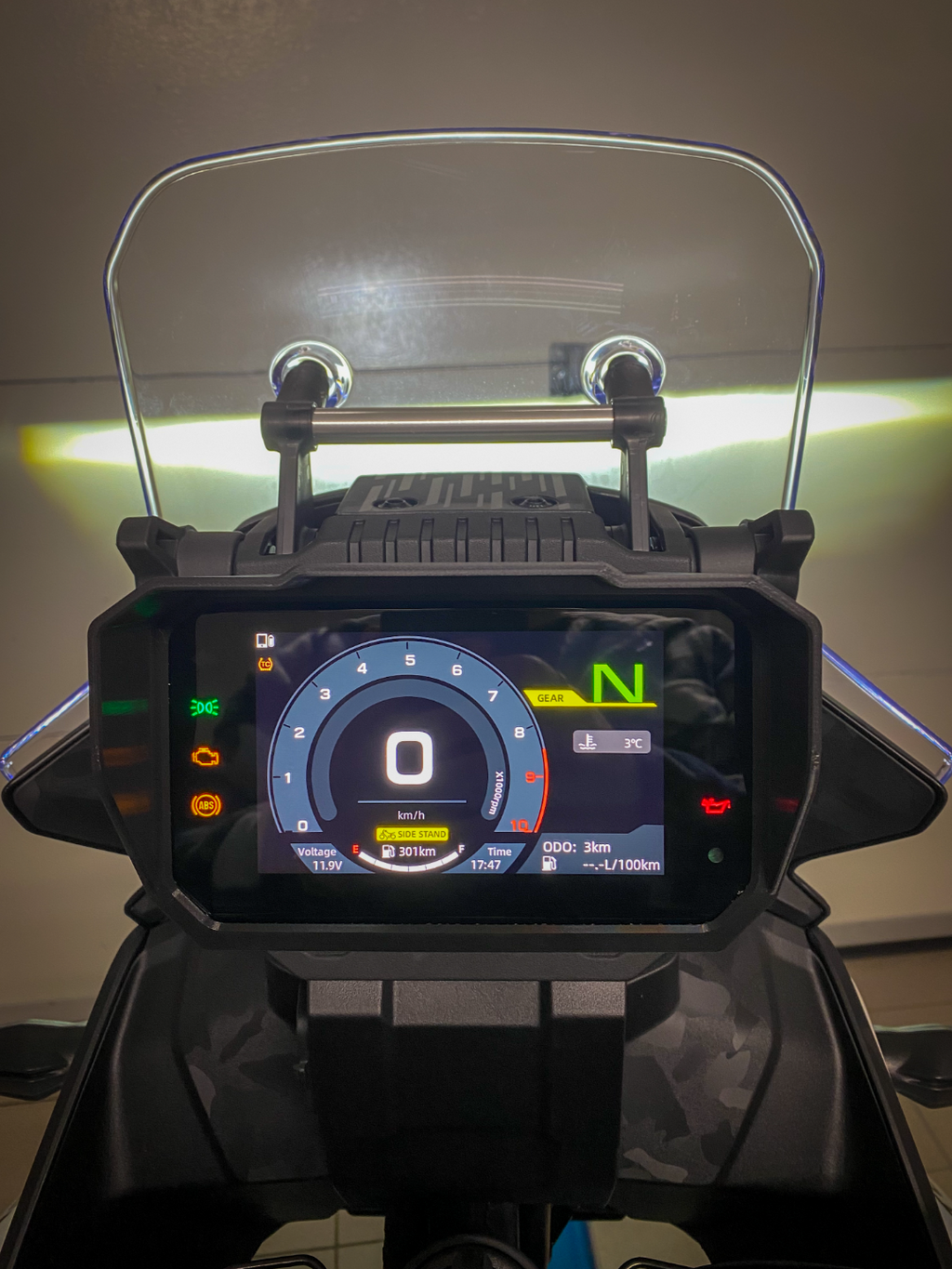 CFmoto 450MT (IBEX) Sunshade for speedometer