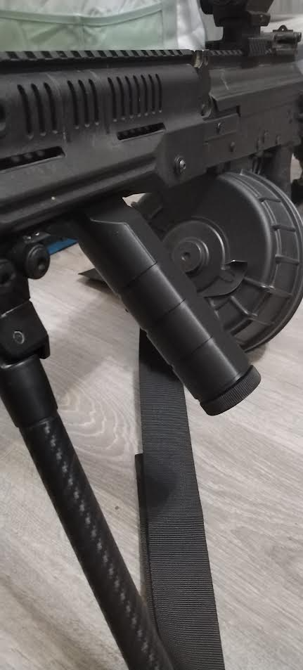 Airsoft long grip B25U RK-1 (angled)