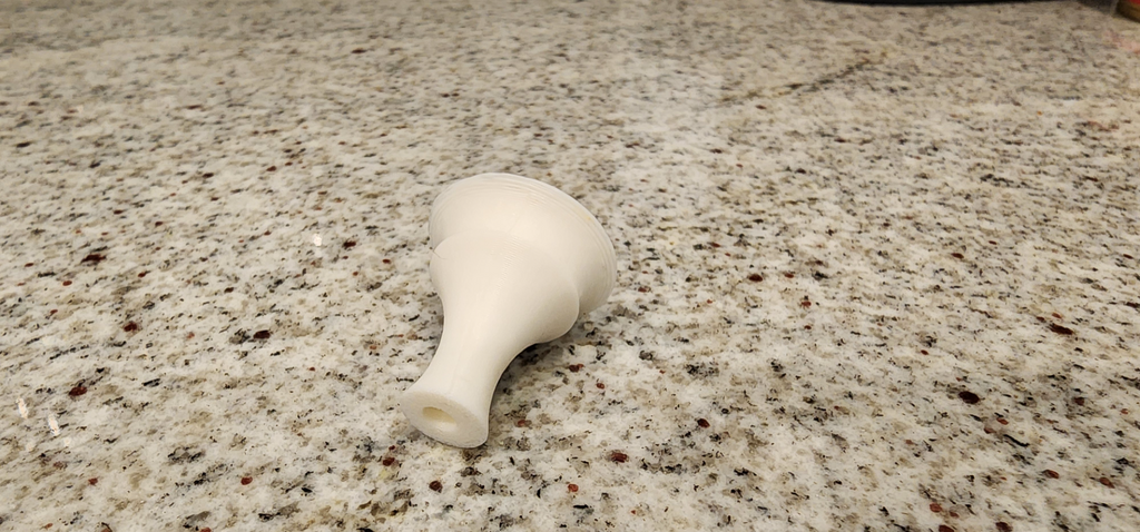 Simple dresser, cabinet or desk knob