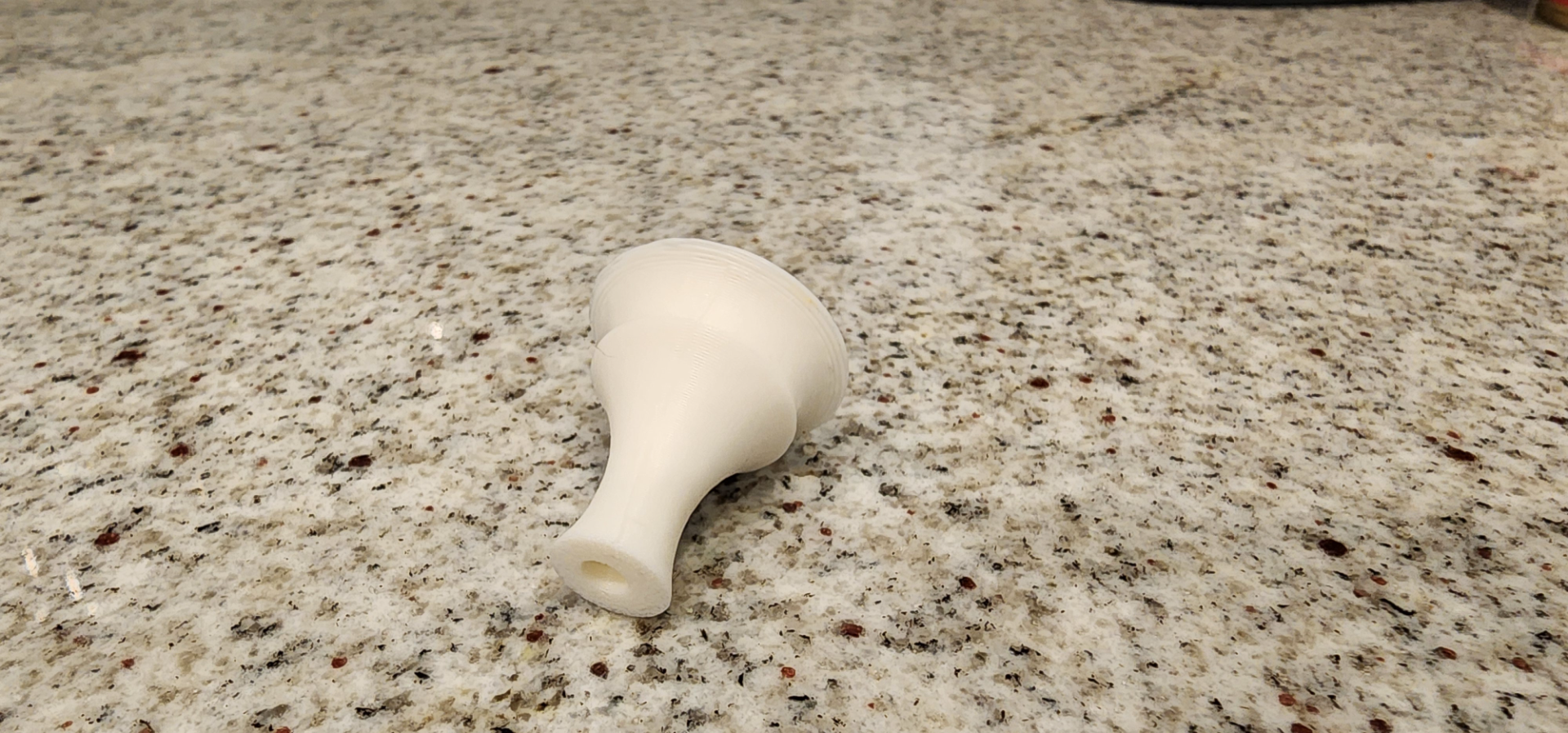 Simple dresser, cabinet or desk knob