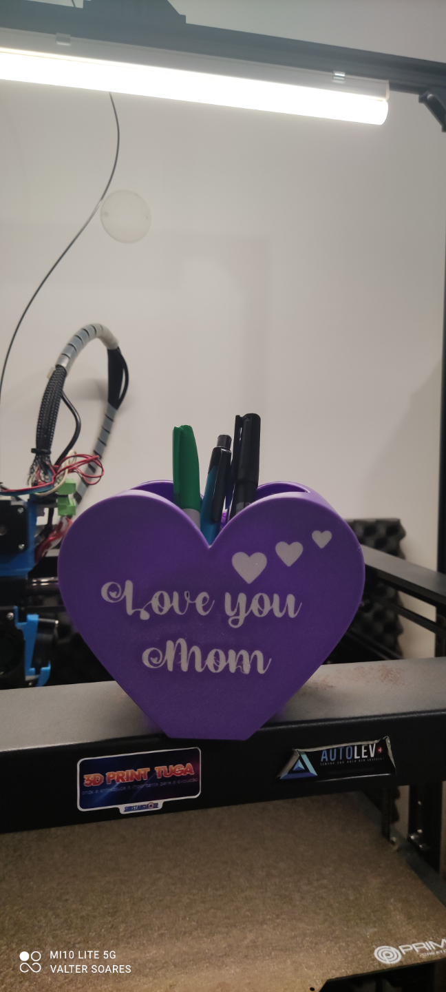 Vase Mother's day " Love you mom "
