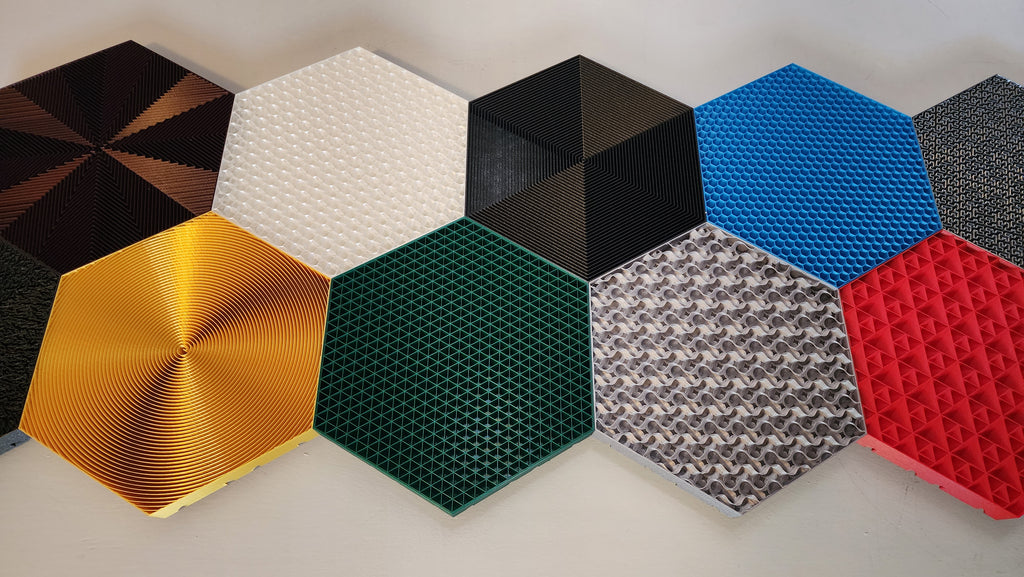 Modular infill wall decor project ⬡