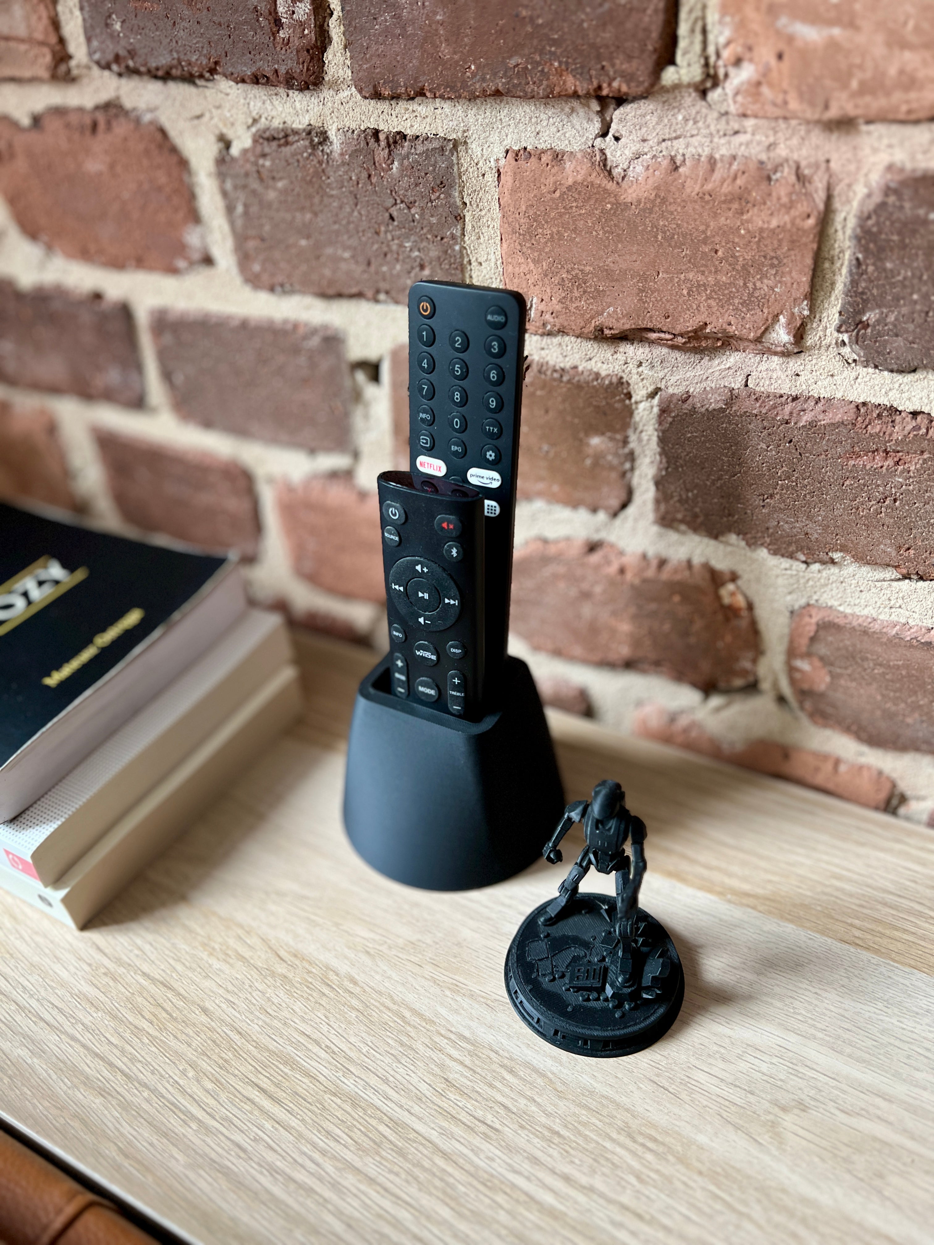 Remote Control Holder – Dual TV Remote Organizer