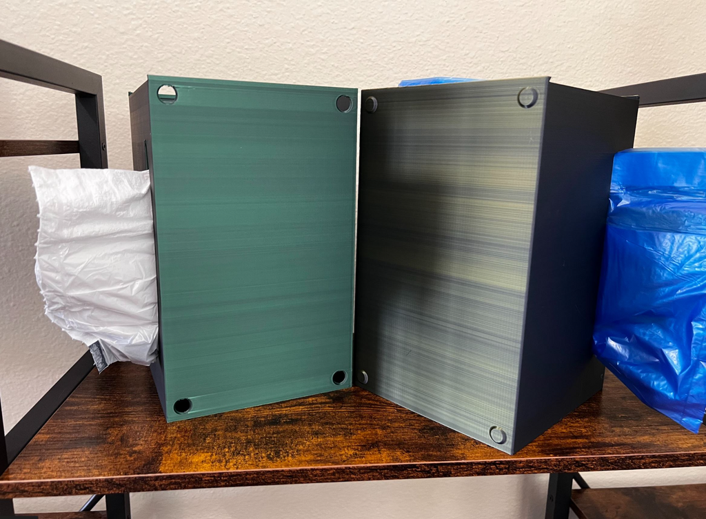 Stackable Trash Bag Roll Holder / Dispenser