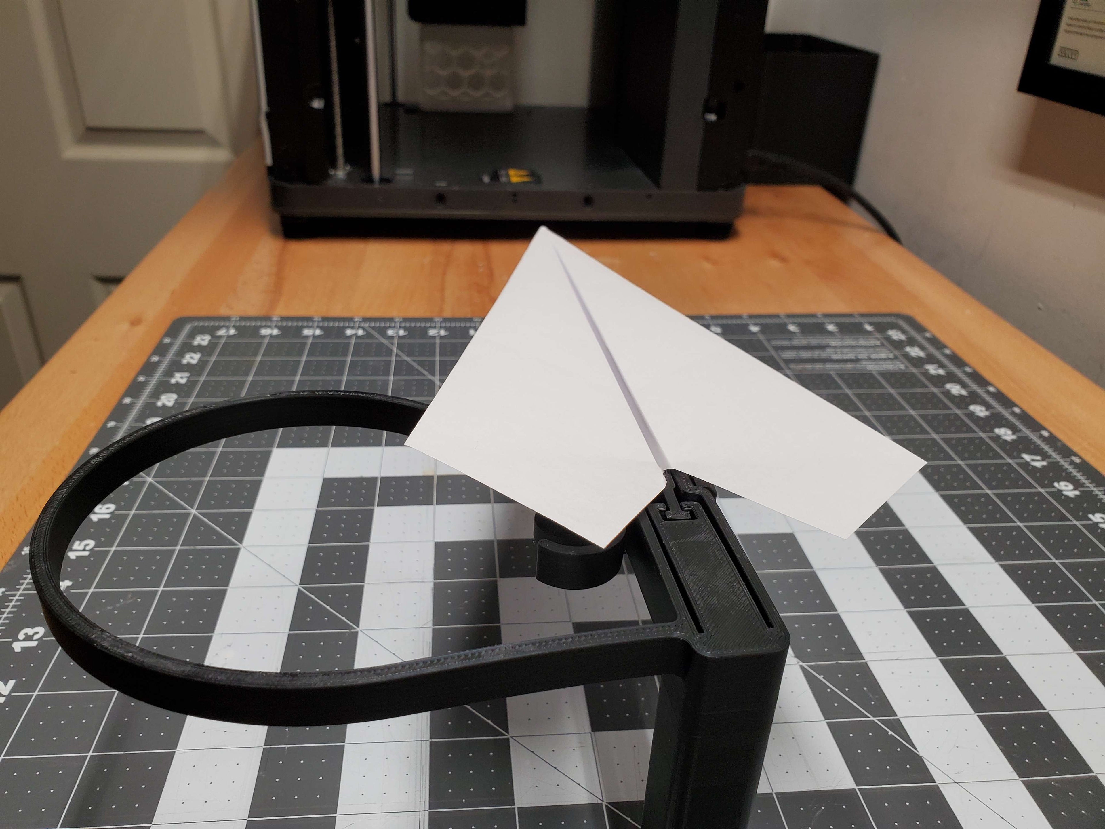 Paper plane gun (Print-In-Place)