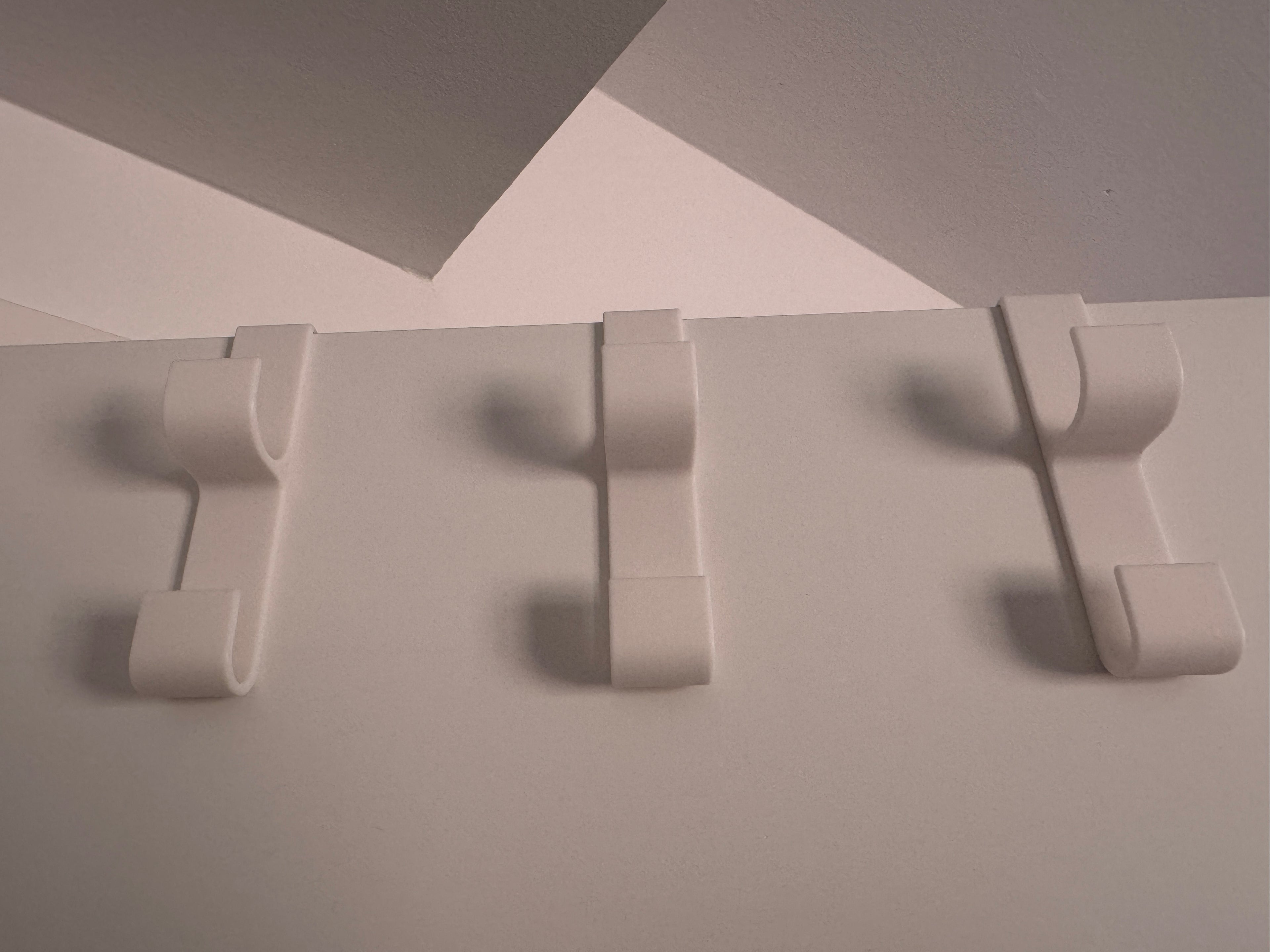 Double Clothes Hook for 35mm Doors