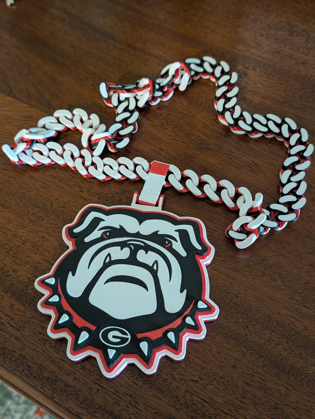 UGA Georgia Bulldogs Hype Chain Print-in-Place