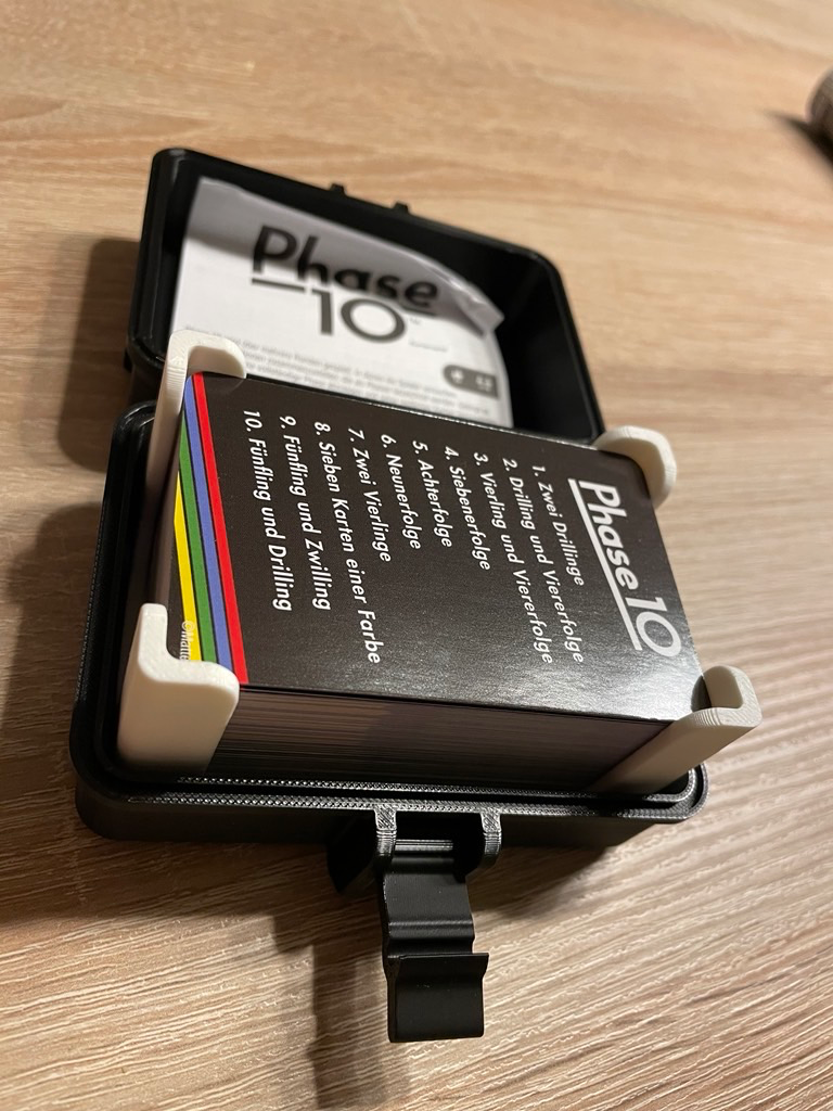 Phase 10 Kartenbox /print in place/ ohne schrauben