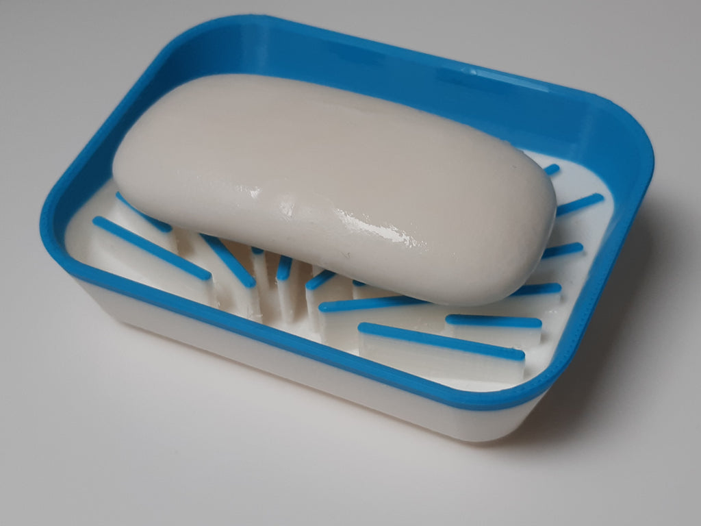 Soap dish without drainage