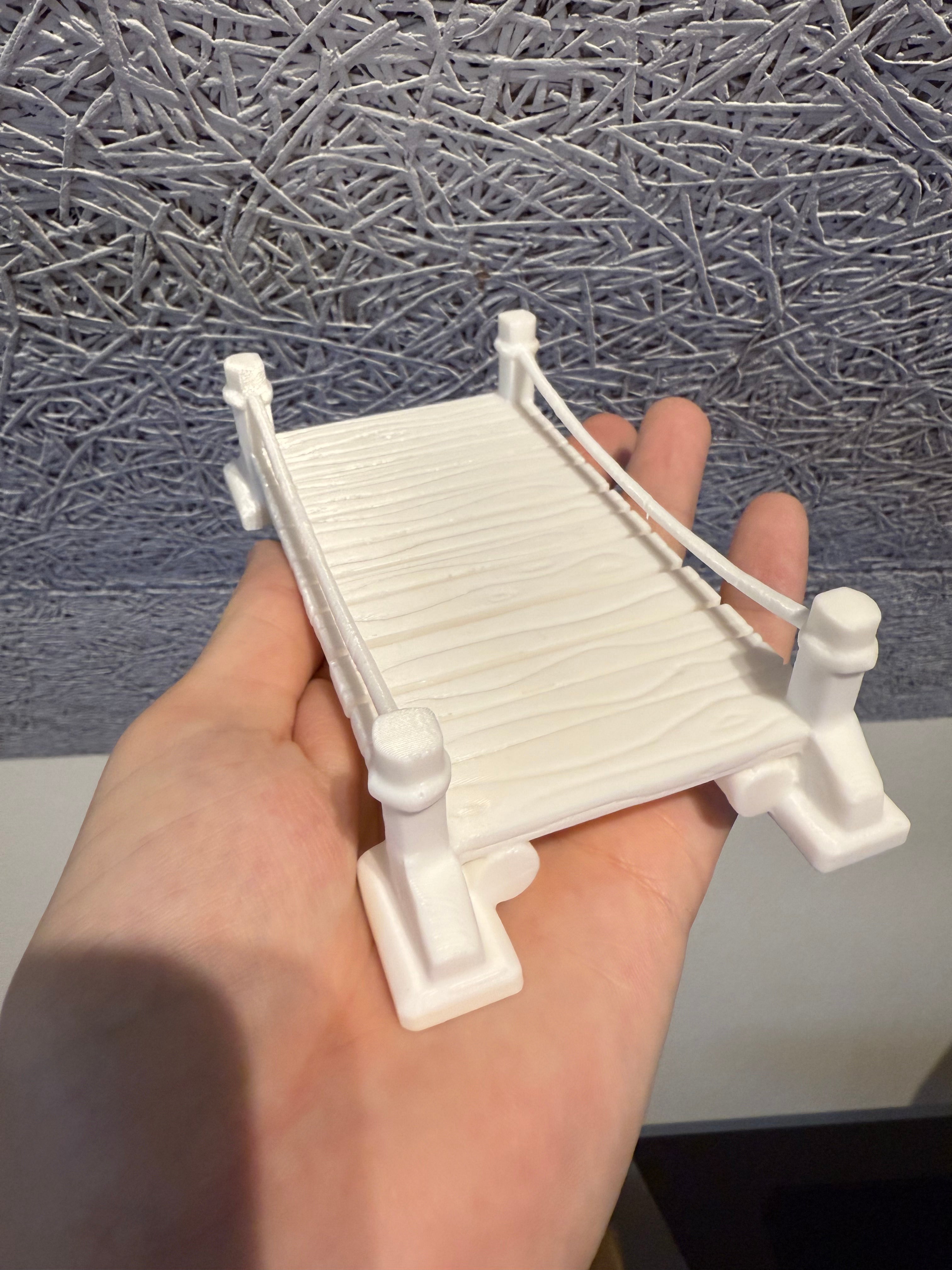 Wooden Suspension Bridge - DND terrain