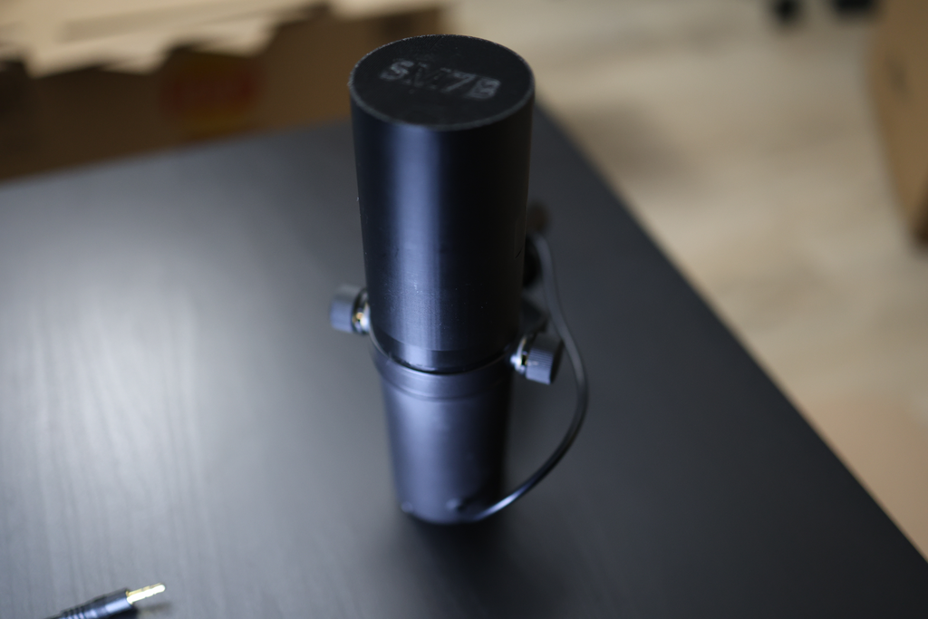 Microphone cover for Shure SM7B