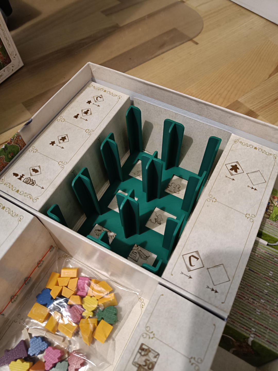 Carcassonne tile holder - perfect for big box