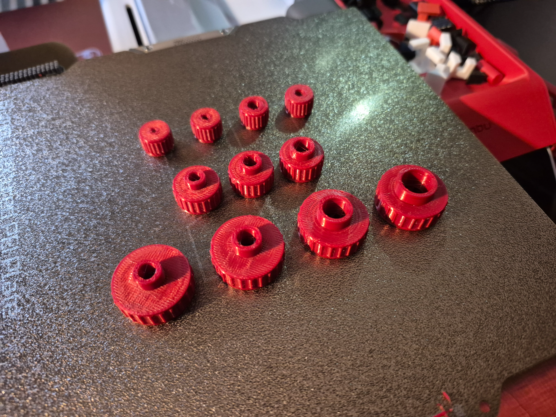 Parametric knobs for hex bolt, fusion 360 included