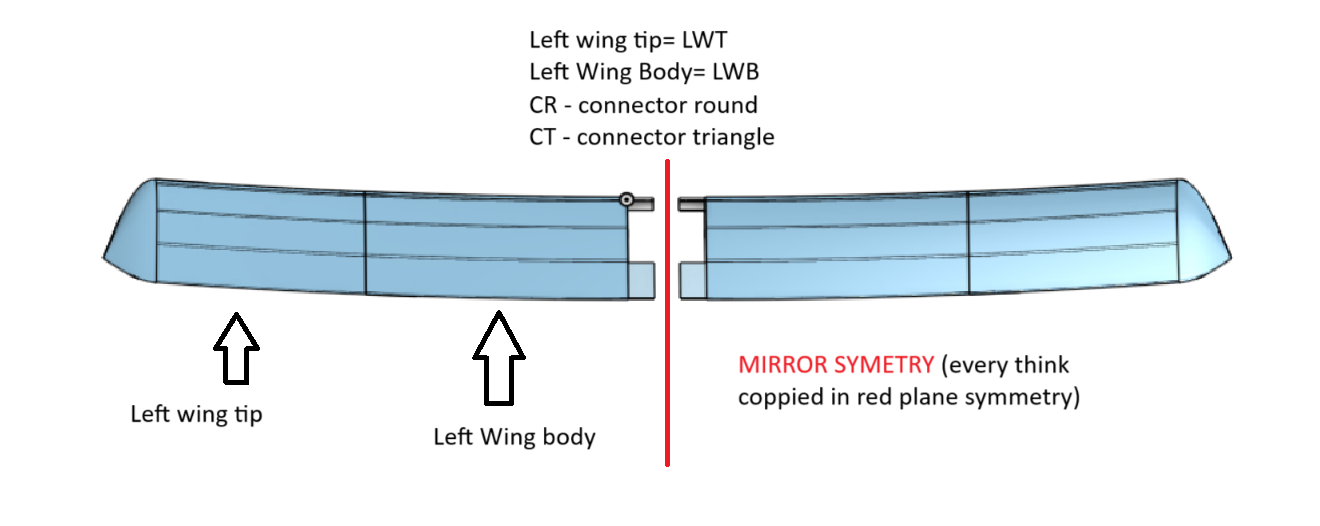 RC Airplane ( V tail lightning)