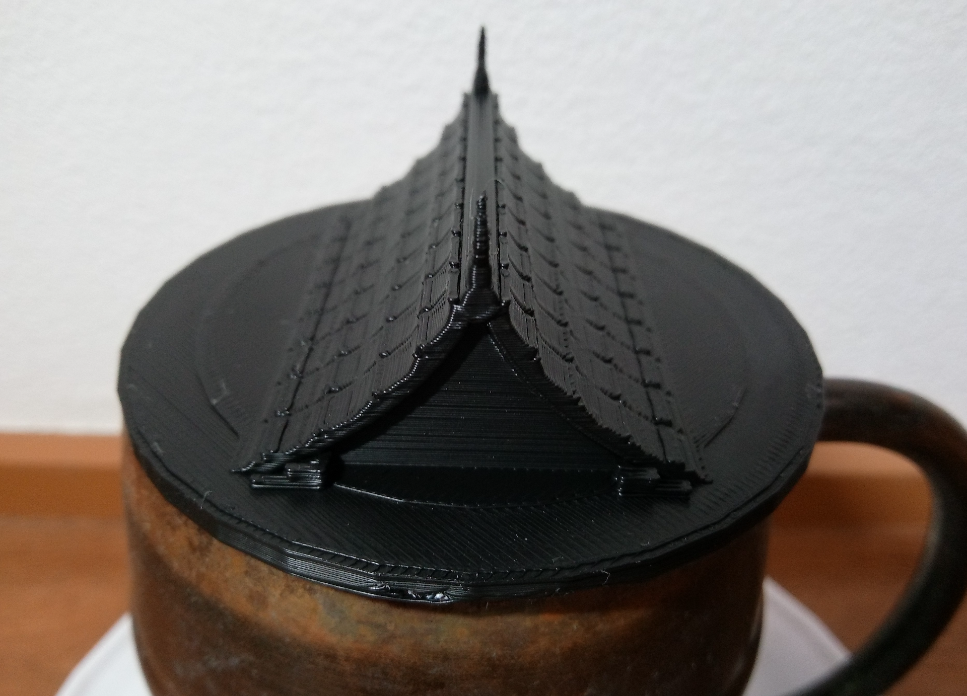 Japanese Castle Shaped Coffee Cup Lid