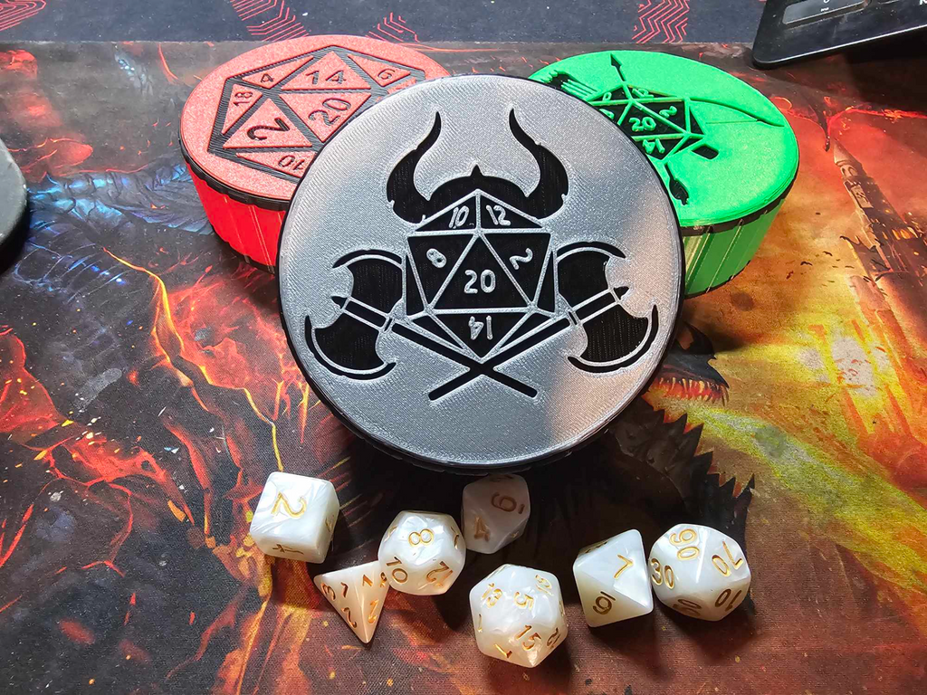 Barbarian Dice Bastion-Screw top lid