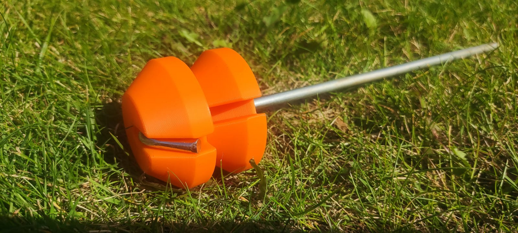Tent peg protector