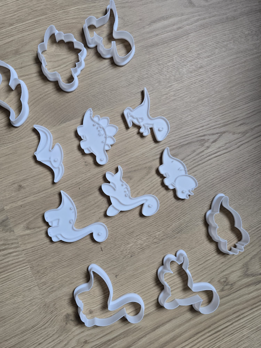 Dino Cookie Cutter Playdoh Set 2 Baking Fun Clay