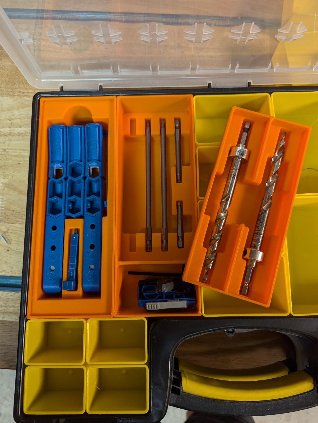 Kreg 320 Jig Bin for Harbor Freight Parts Case