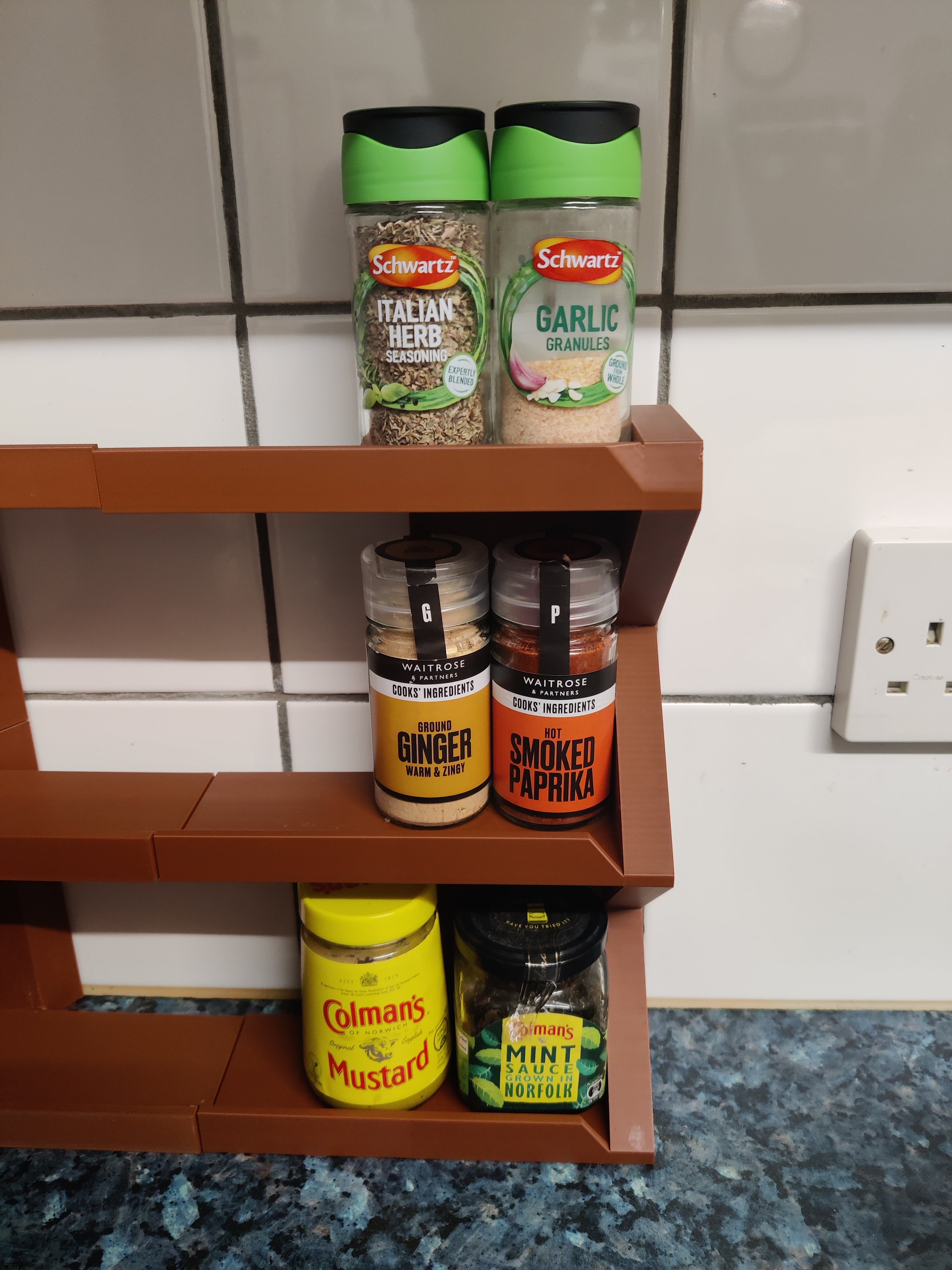 Corner Spice Rack