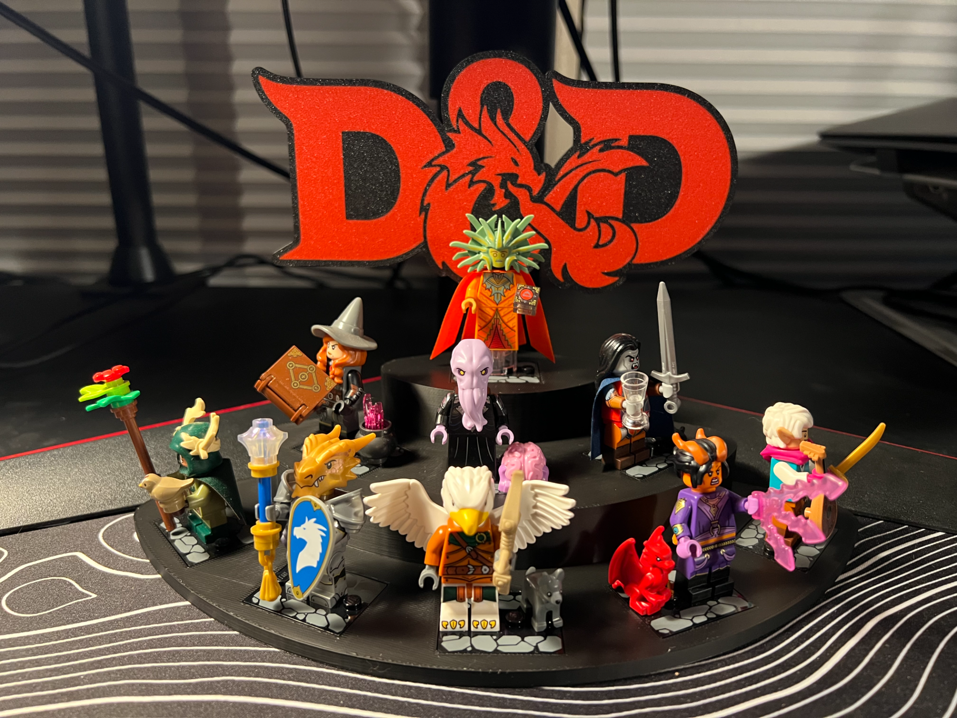D&D Minifig Display Stand - Customizable