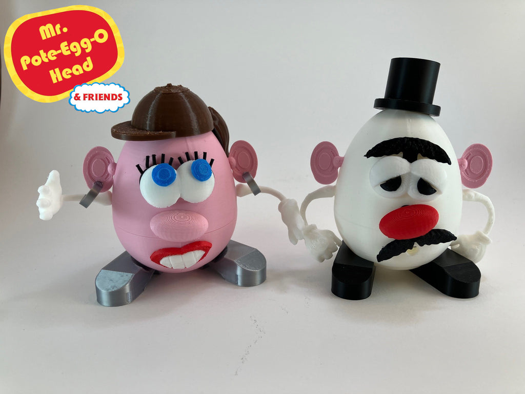 Mr. Pote-Egg-O Head & Friends Modular Easter Eggs