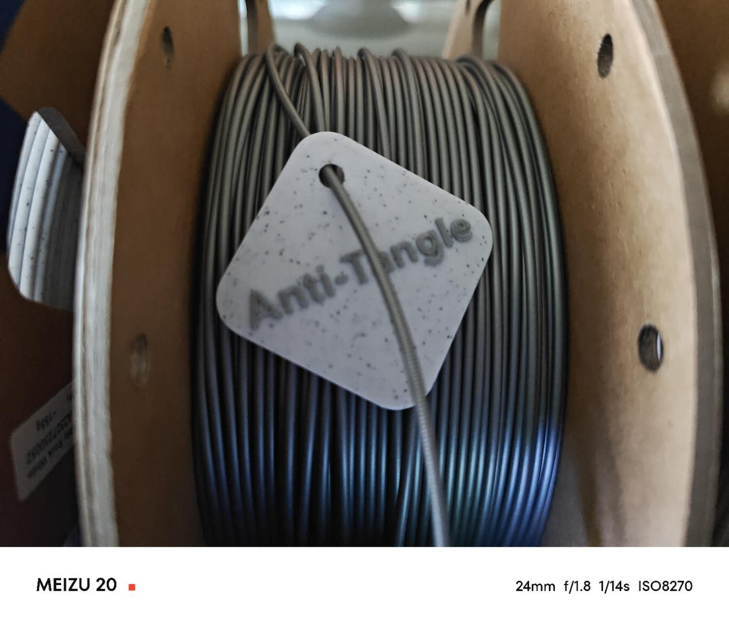 Filament Anti-Tangle Tag with Text防缠绕器