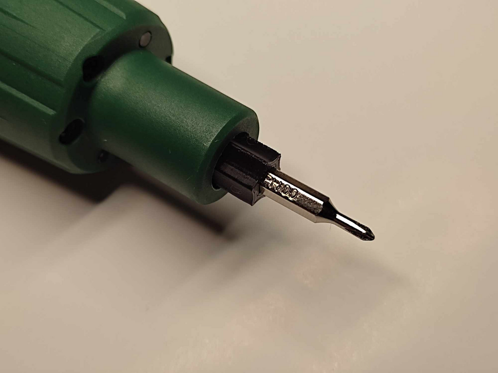 Parkside PASD 4 B2 4mm micro and 1/4” = 6.35mm hex adapter