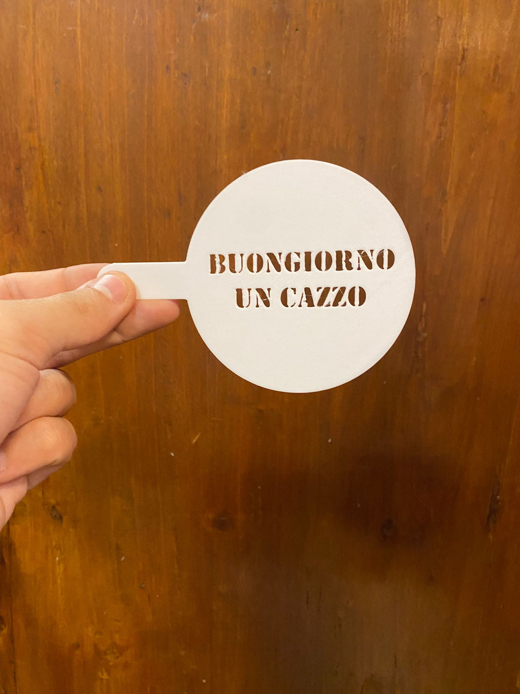 Un Buon Buongiorno - Coffee stencil