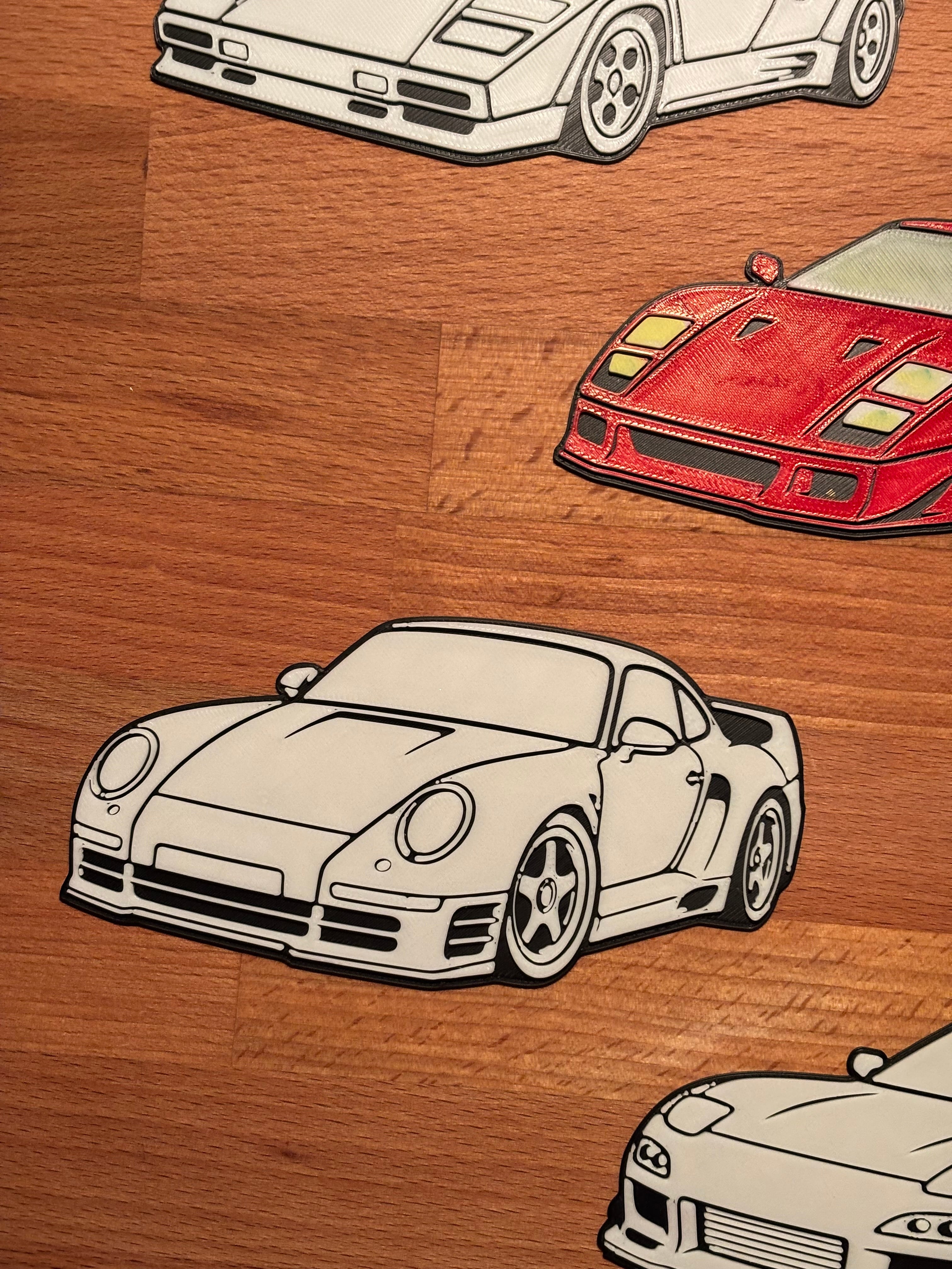 Sports Car Coloring Pack