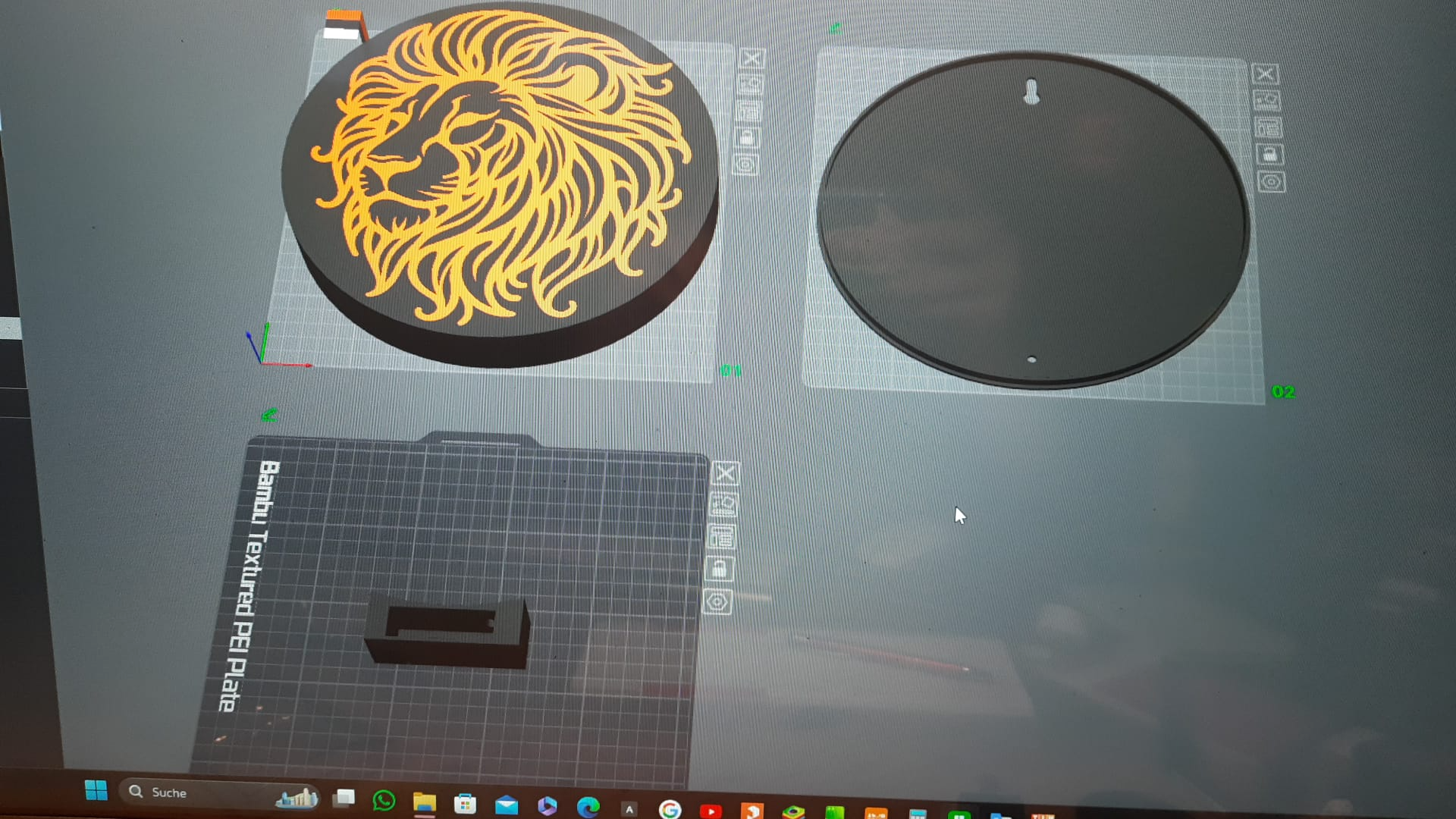 Löwe Lampe LED - Lion lamp LED
